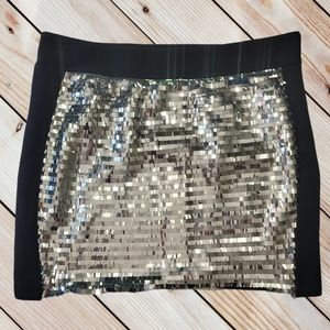 Women's Bebe Sequin Mini Skirt Sz XS
